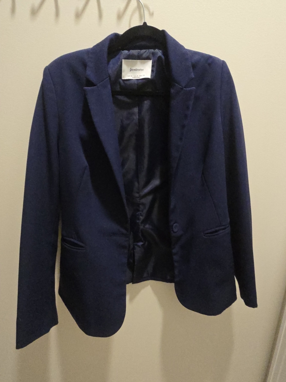 Stradivarius Navy Blazer